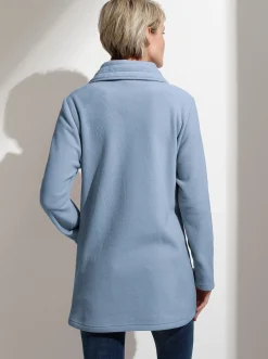 Fleecejacke mit 2-Wege-Reißverschluss