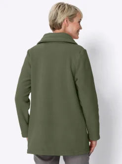 Fleecejacke mit 2-Wege-Reißverschluss