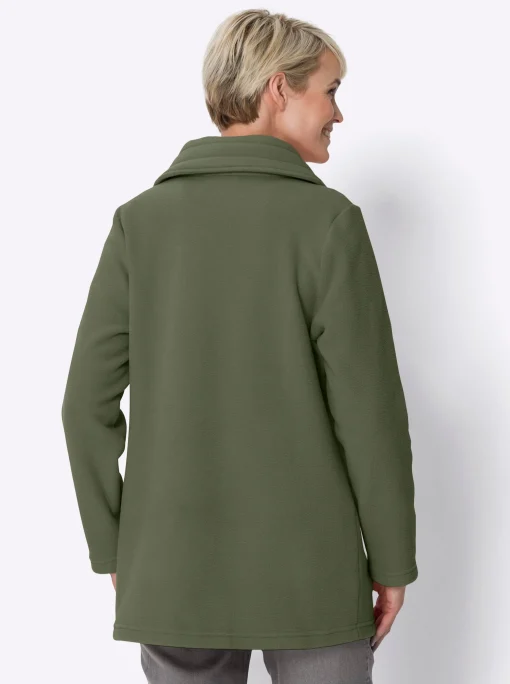 Fleecejacke mit 2-Wege-Reißverschluss