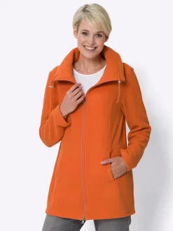 Fleecejacke mit 2-Wege-Reißverschluss