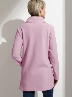 Fleecejacke mit 2-Wege-Reißverschluss
