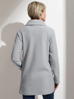 Fleecejacke mit 2-Wege-Reißverschluss