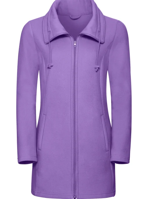 Fleecejacke mit 2-Wege-Reißverschluss