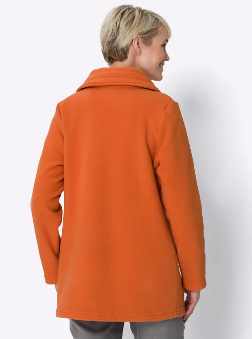 Fleecejacke mit 2-Wege-Reißverschluss