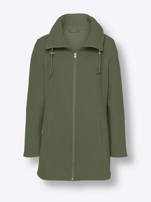 Fleecejacke mit 2-Wege-Reißverschluss