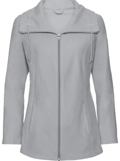 Fleecejacke mit 2-Wege-Reißverschluss