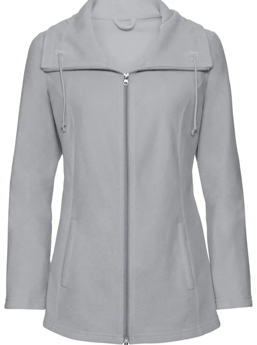 Fleecejacke mit 2-Wege-Reißverschluss