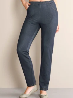 Freizeithose mit Kontrastnähten