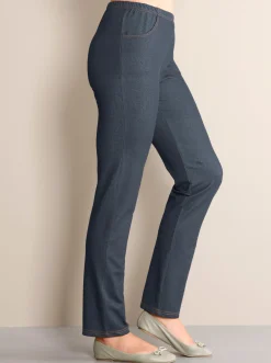 Freizeithose mit Kontrastnähten