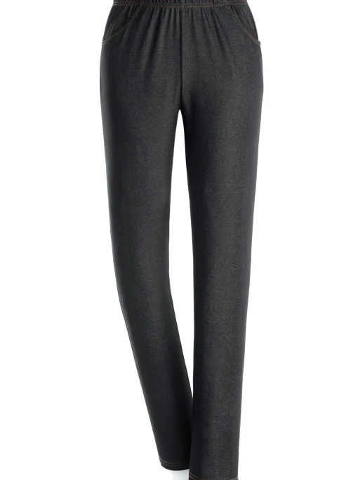 Freizeithose mit Kontrastnähten