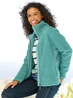 Freizeitjacke aus Teddy-Fleece