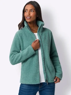 Freizeitjacke aus Teddy-Fleece