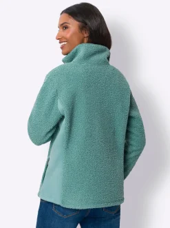 Freizeitjacke aus Teddy-Fleece