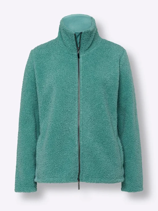 Freizeitjacke aus Teddy-Fleece