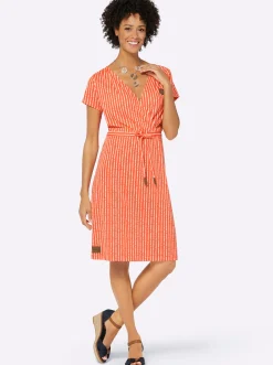 Freizeitkleid in Wickel-Optik
