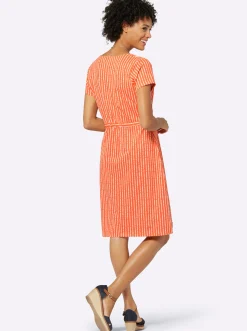 Freizeitkleid in Wickel-Optik