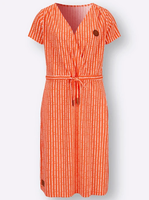 Freizeitkleid in Wickel-Optik