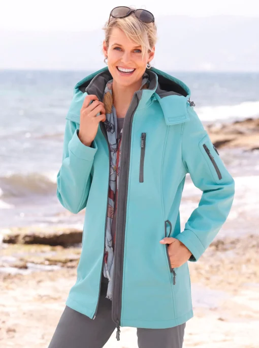 Funktionsjacke innen mit Fleece