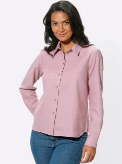 Hemdbluse aus Baumwoll-Stoff