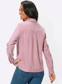 Hemdbluse aus Baumwoll-Stoff