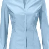 Hemdbluse mit Stehkragen