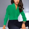 Hemdbluse mit Stehkragen