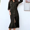 Hemdblusenkleid mit variabler Armlänge