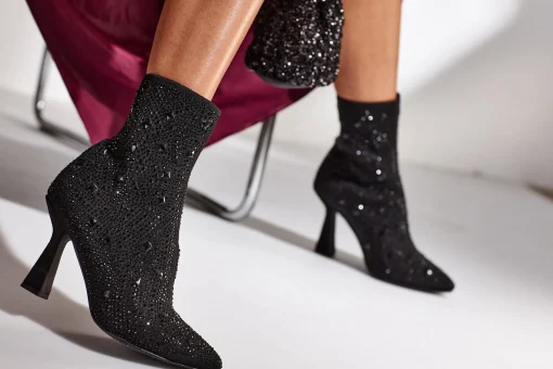 High-Heel-Stiefelette