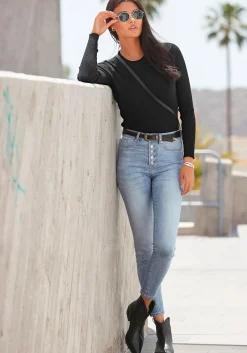 High-waist-Jeans