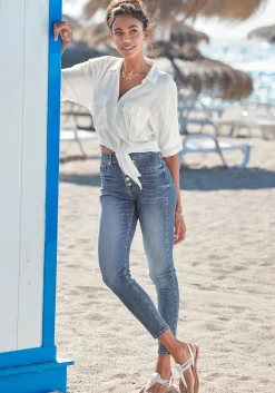 High-waist-Jeans
