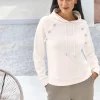 Hoodie mit Schmuckknöpfen