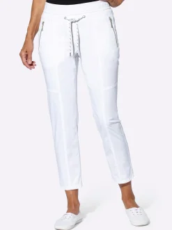 7/8-Hose mit Reißverschluss-Taschen