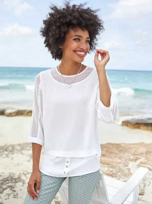 2-in-1-Bluse