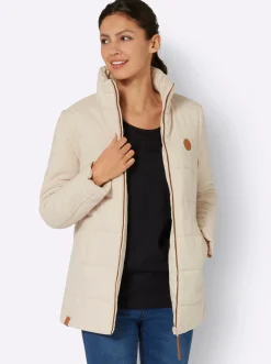 2-in-1-Jacke mit Kontrast-Futter