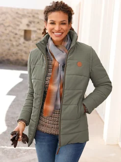2-in-1-Jacke mit Kontrast-Futter