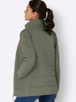 2-in-1-Jacke mit Kontrast-Futter