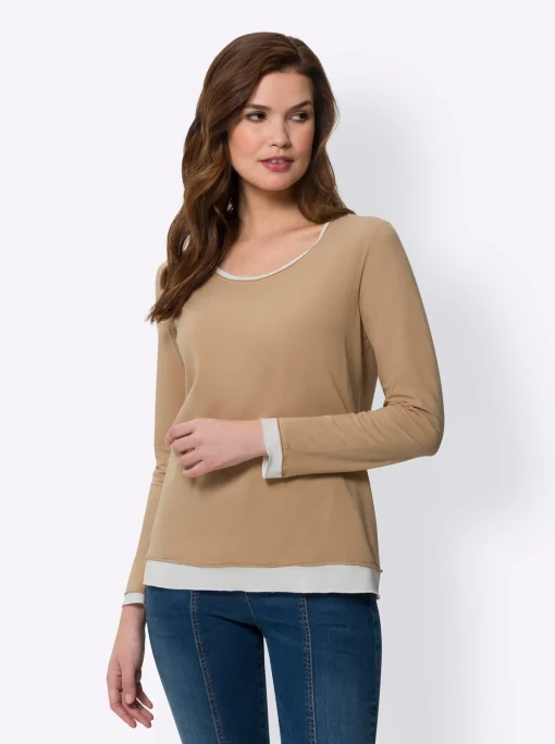 2-in-1-Langarmshirt