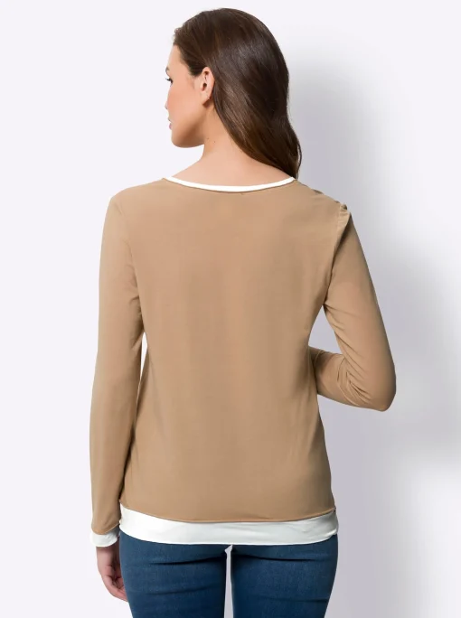 2-in-1-Langarmshirt