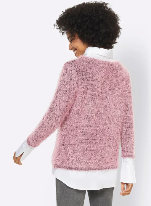2-in-1-Pullover mit Brusttasche