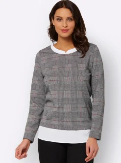 2-in-1-Shirt aus formstabilem Jersey