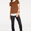 2-in-1-Shirt mit Chiffon-Einsätzen