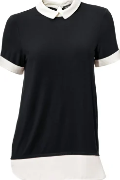 2-in-1-Shirt mit Chiffon-Einsätzen