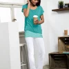 2-in-1-Shirt mit Ringel-Top