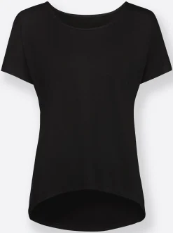 2-in-1-Shirt mit Ringel-Top