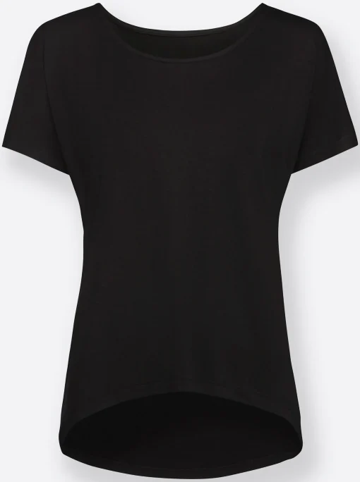 2-in-1-Shirt mit Ringel-Top