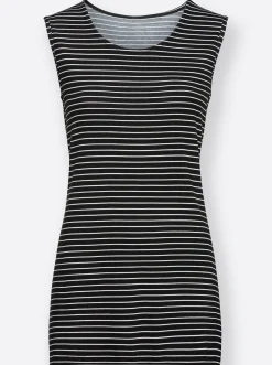 2-in-1-Shirt mit Ringel-Top
