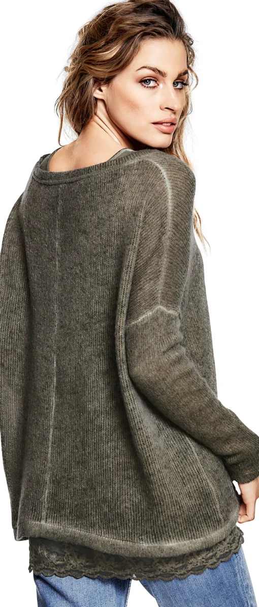 2-in-1-Shirt mit Schal