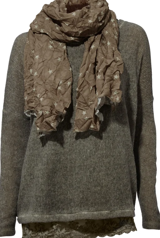 2-in-1-Shirt mit Schal