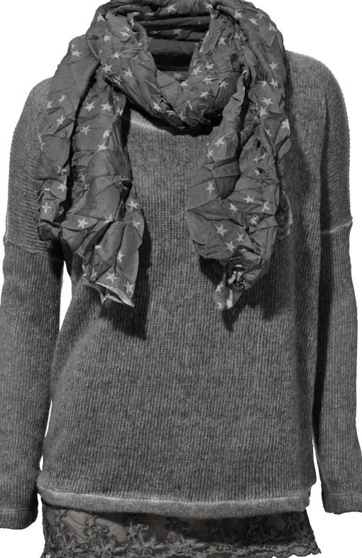 2-in-1-Shirt mit Schal