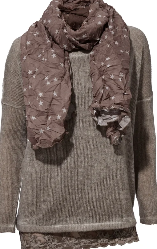 2-in-1-Shirt mit Schal